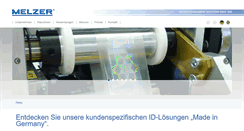 Desktop Screenshot of melzermaschinenbau.de